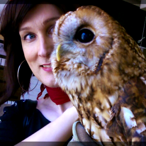Me with an OWL. An OWL!!